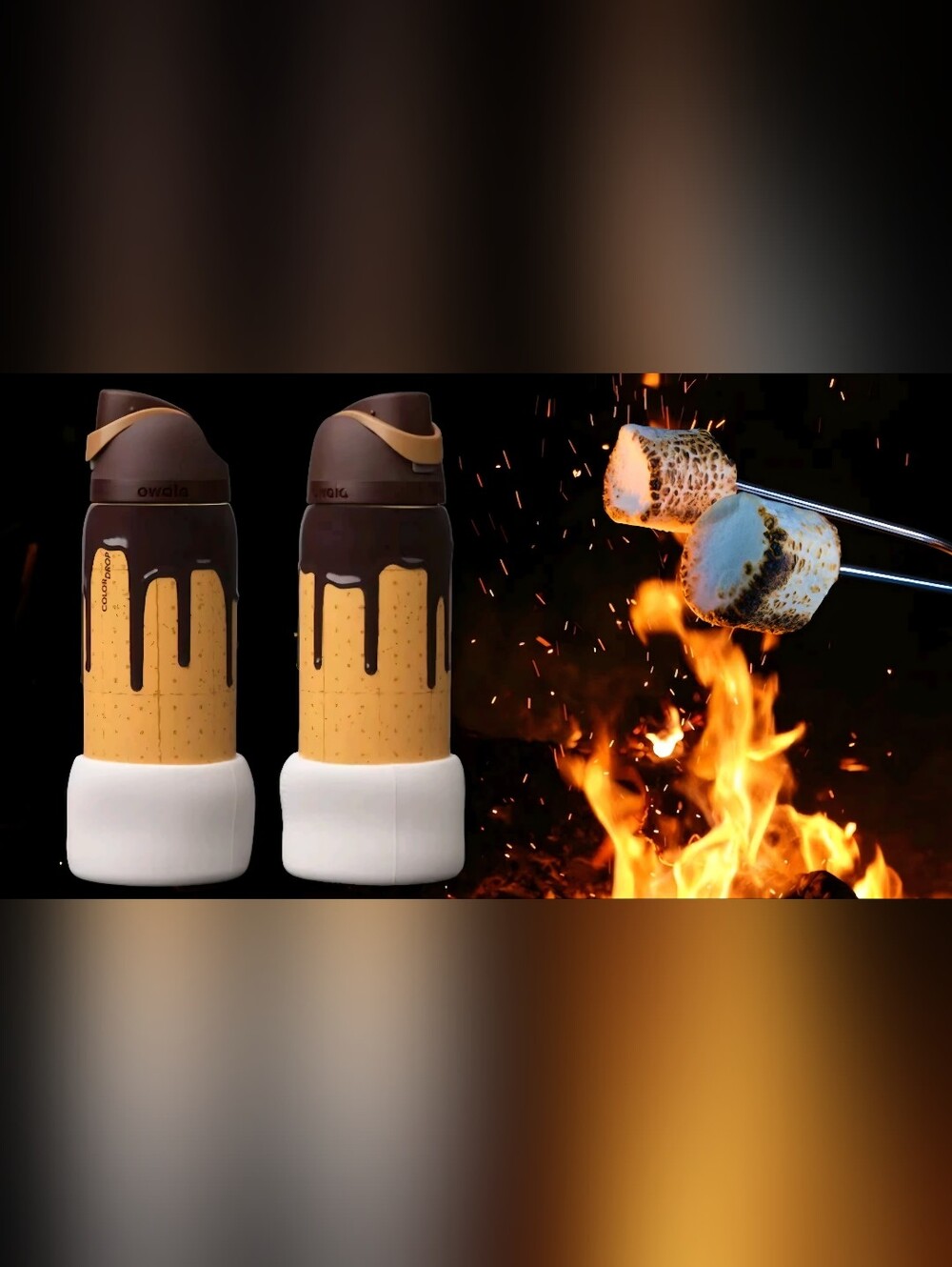 Smores Owala Color Drop 32 Oz NWT - Picture 2 of 5